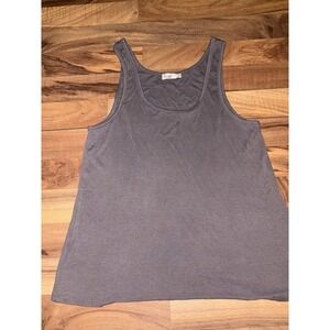 Women Gray Faherty Tank Top‎ Size S